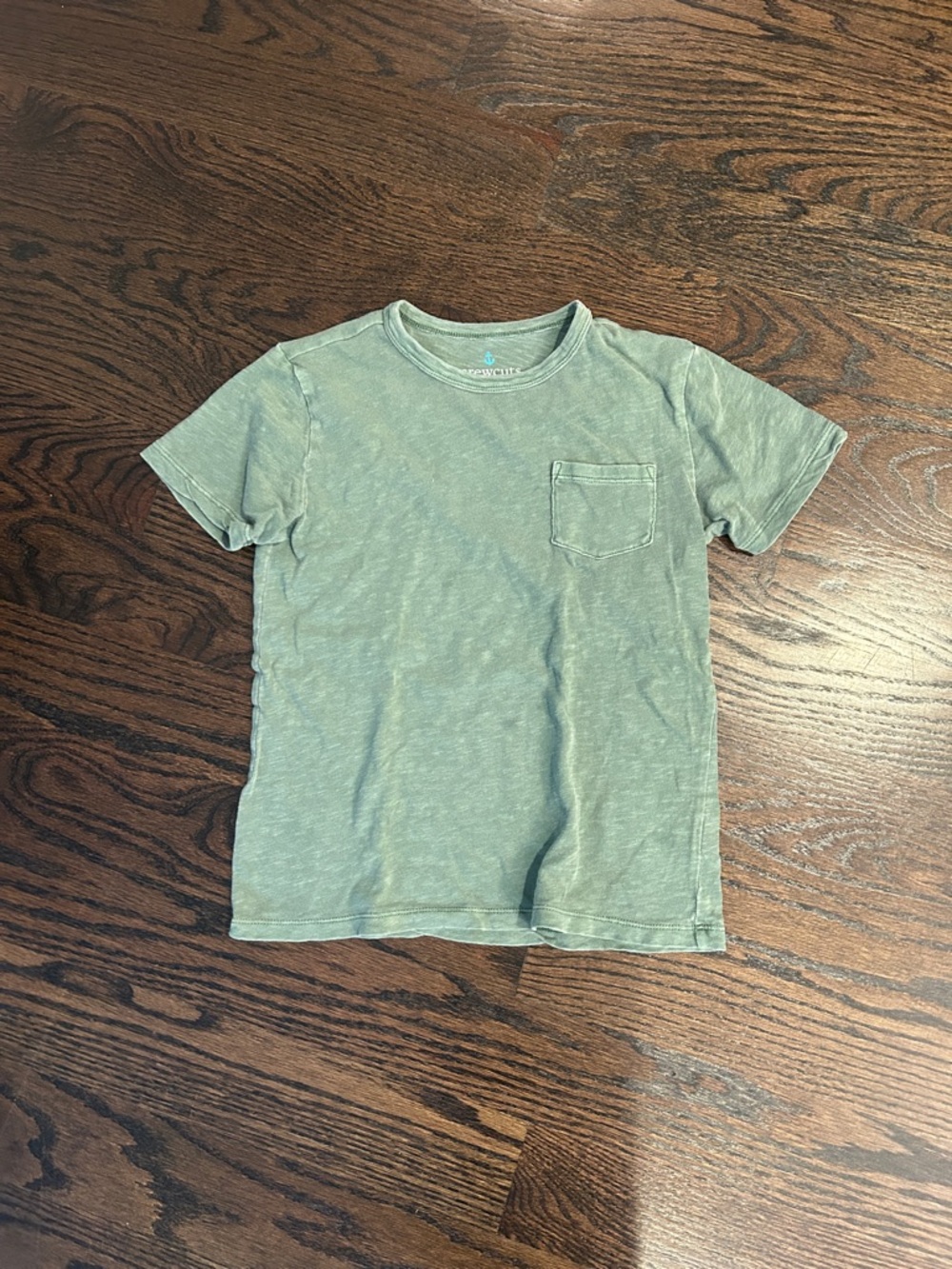 Crewcuts Green Pocket Short Sleeve Tee